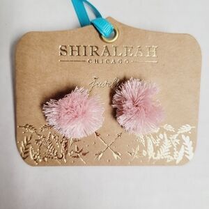 Shiraleah Chicago Women's blush pink Damaris fringed earrings